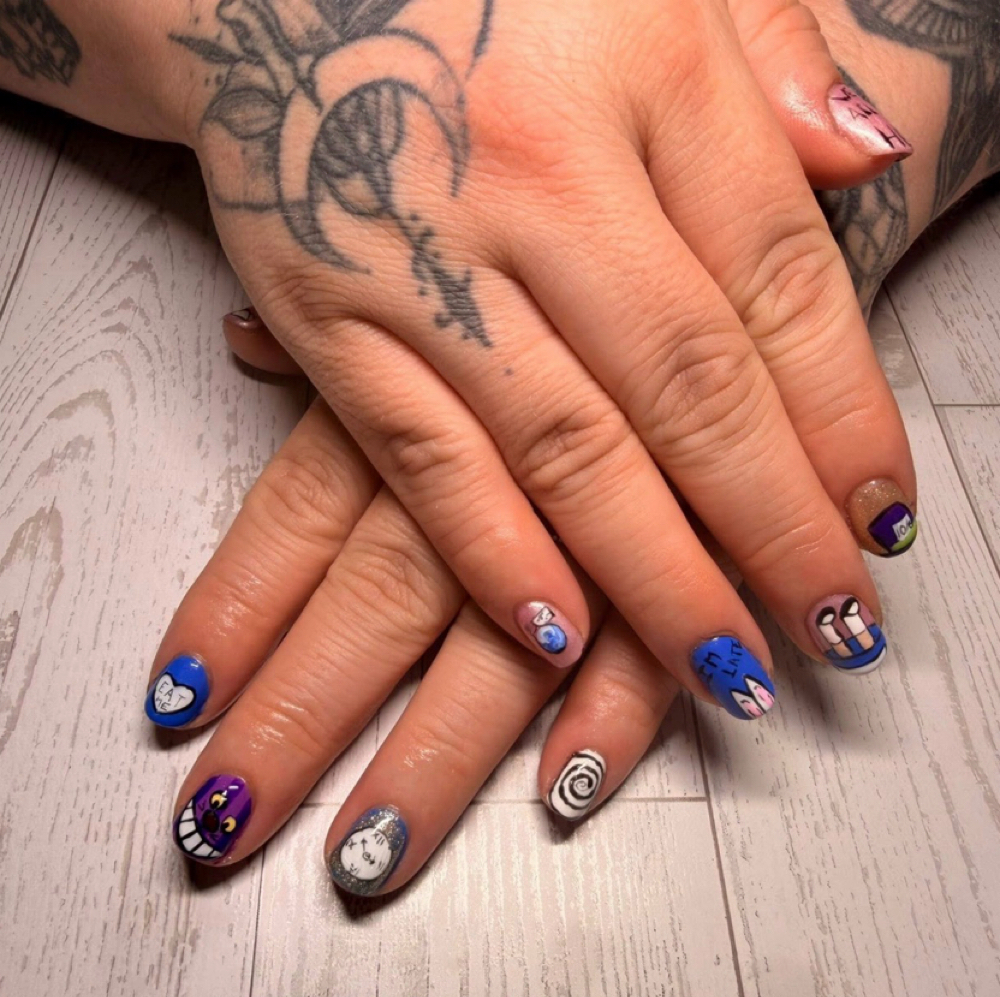 Gel X Set Heavy Design at Ashbrooke Salon in Buckhannon, WV