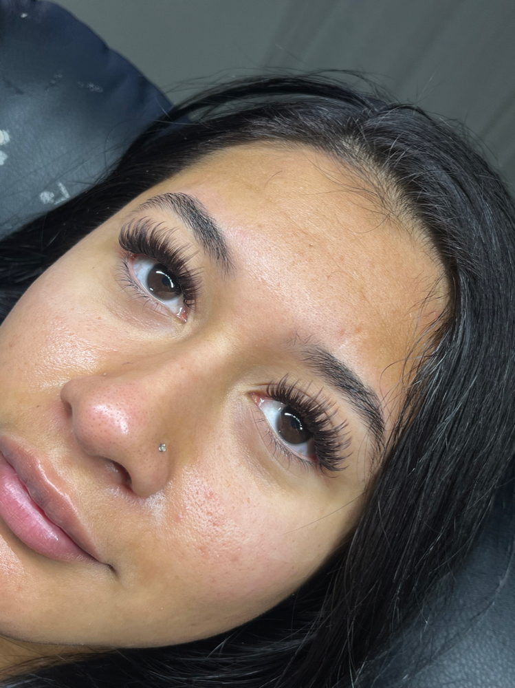 Brown Lash Extensions