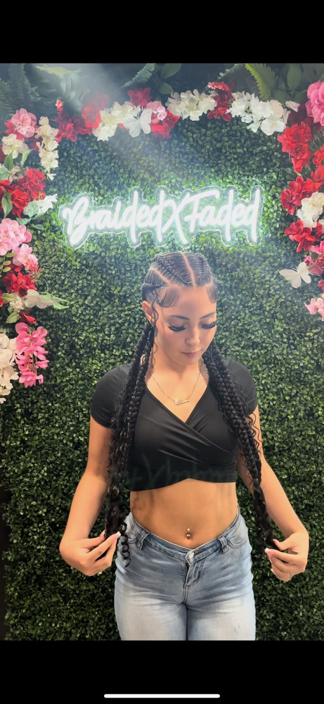 4 Feed-in Braids