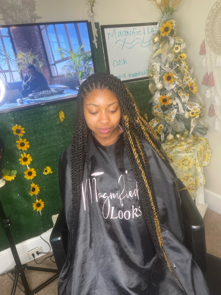Extend Two Strands (Waist Length) at Magnified looks in Douglasville, GA