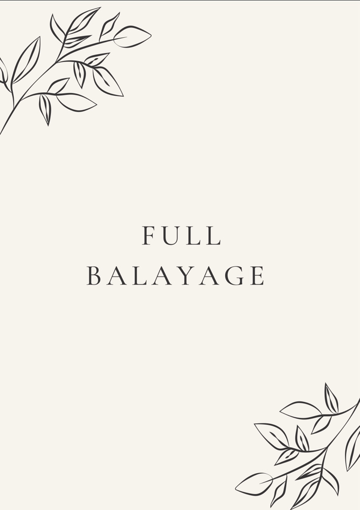 Full Balayage