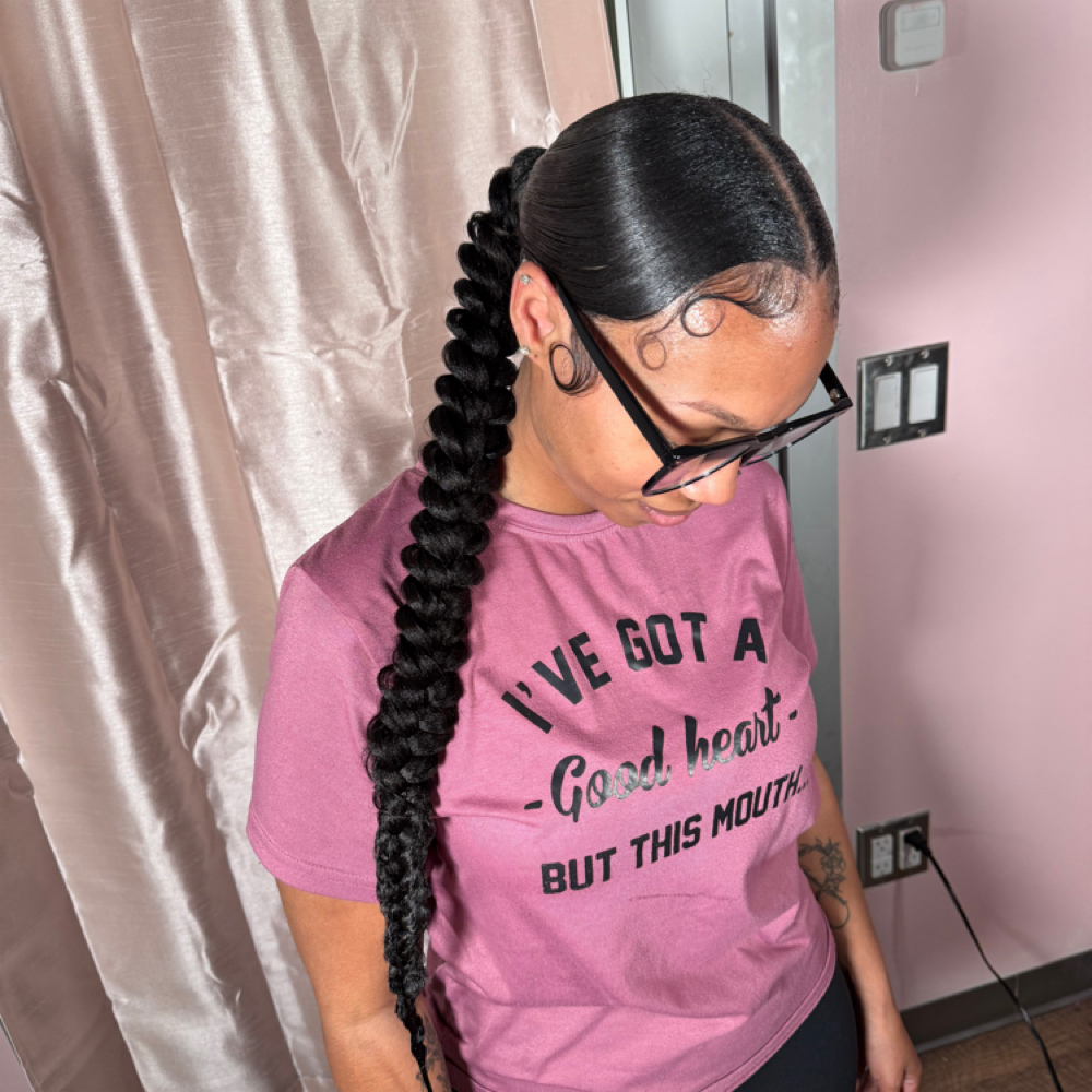 Sleek Ponytail at SoftlyLux Salon in longwood, FL