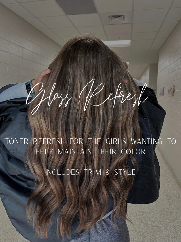 Gloss Refresh at Hair by Kenzie in Johnson City, TN