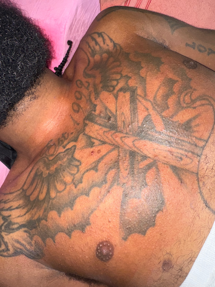 Chest at Belladz Wax Studio in Beltsville, MD