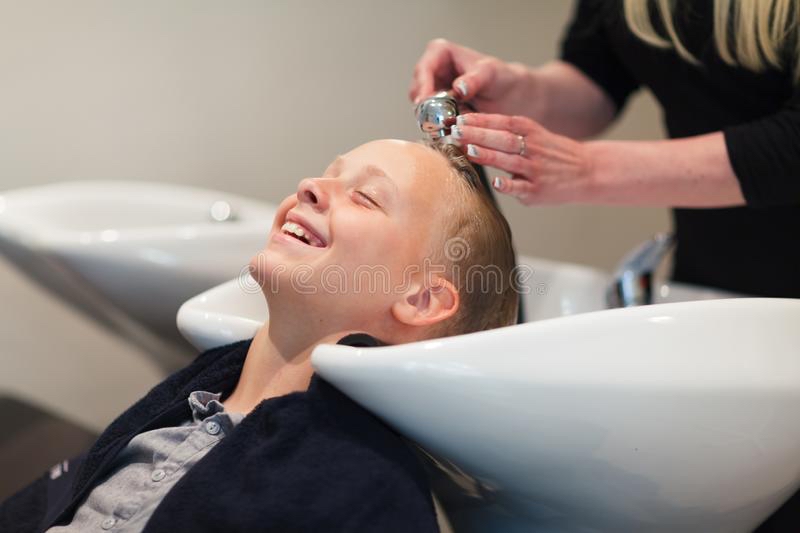 Boy's Haircut With Relaxing Wash