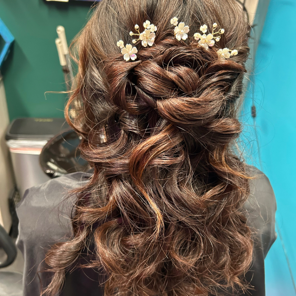 Up Do at Saltwater Moon Salon in Bellingham, WA
