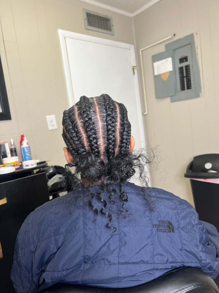 Scalp Braids (6-8)