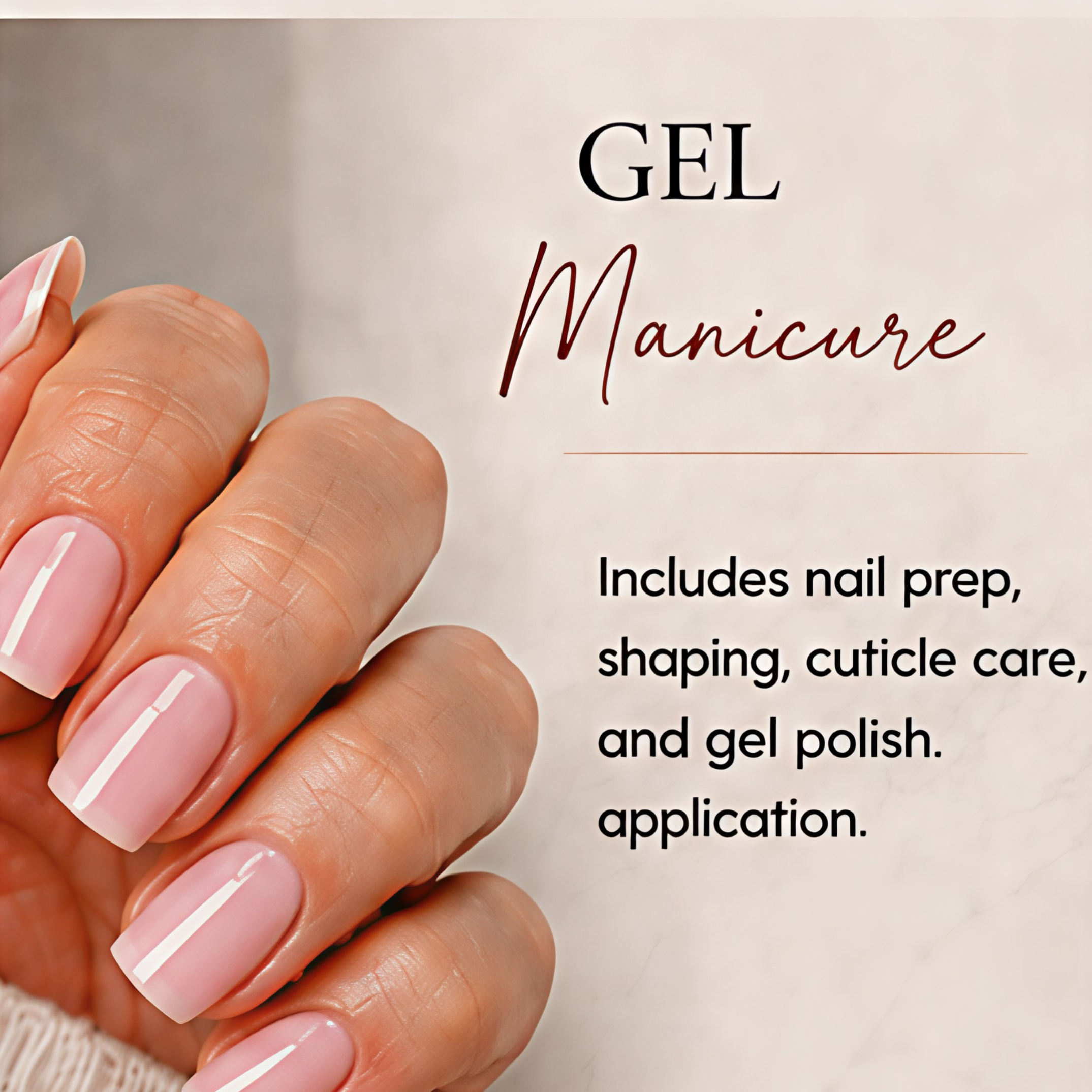 Gel Manicure at Eden Hair Co. in Arlington, TX