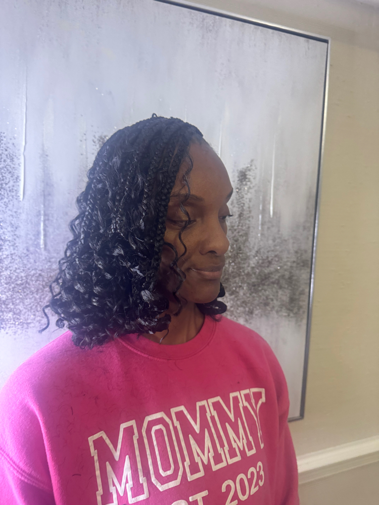 Medium Boho Knotless Bob at Shanelle Luxe Studio in Montgomery, AL