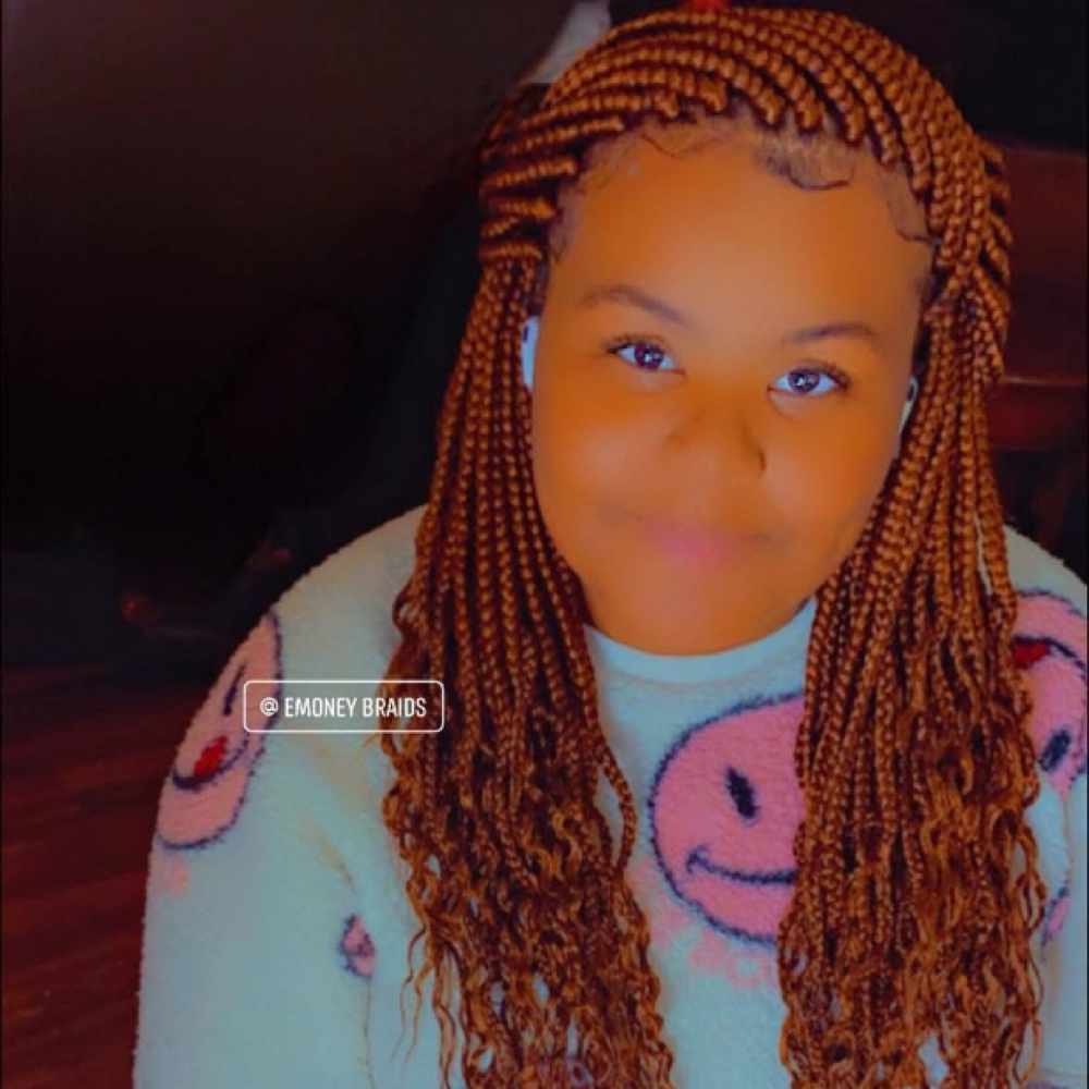 Kid Box Braids at E-Money Braidz in Memphis, TN