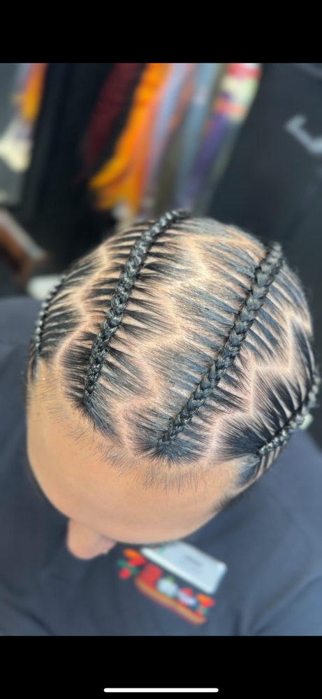 Straight Back • Full Head