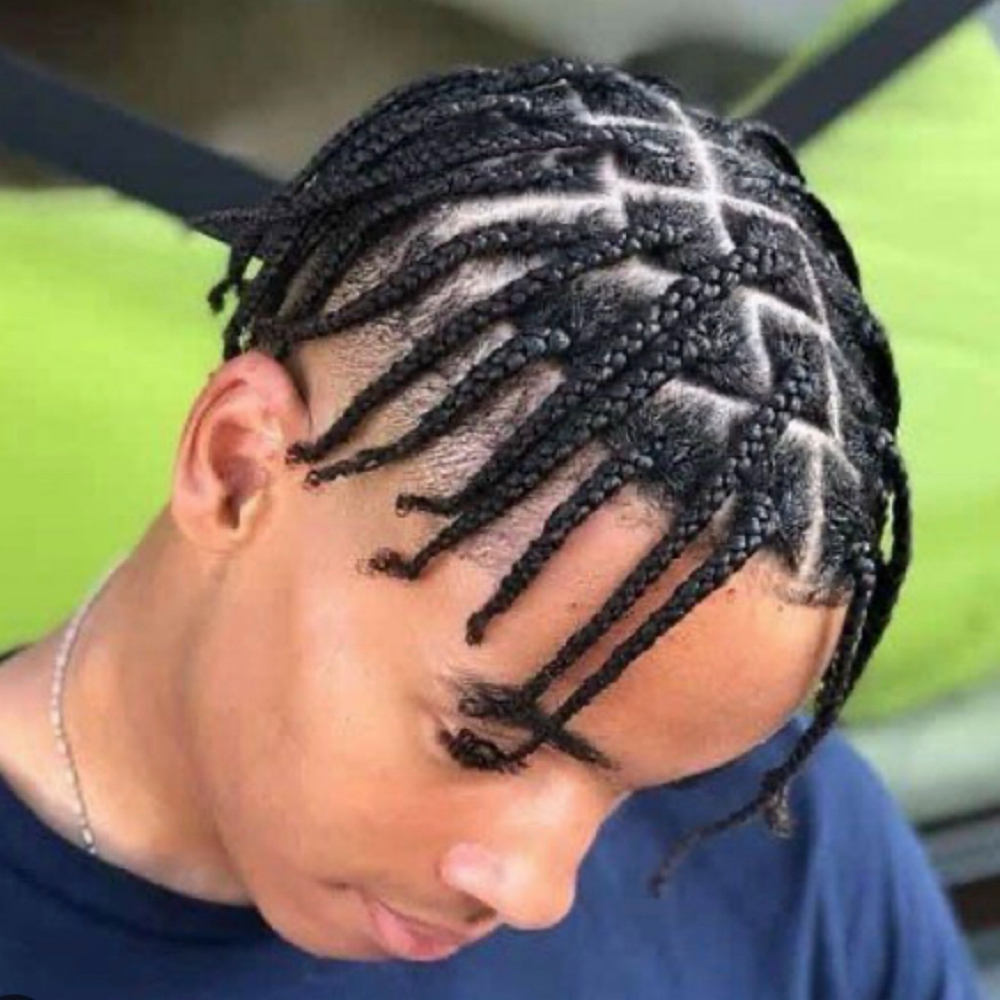 Single Braids For Men at Style_and_braids in Tucson, AZ