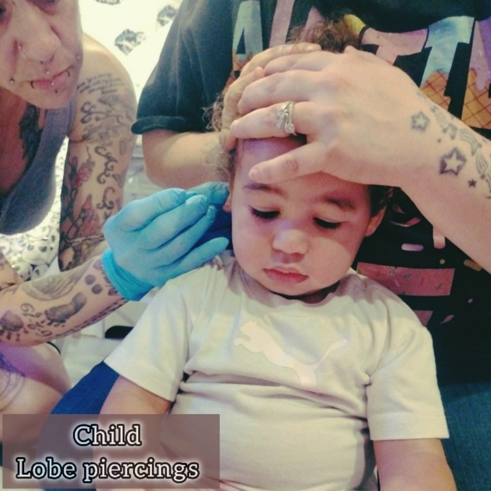Toddler Lobes Age 2-5 at Piercings By Autumn in New Castle, PA