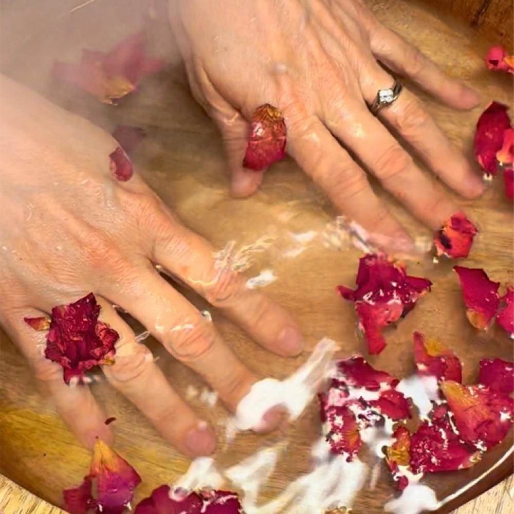 Relaxing Rose Hand Spa at Dolled Up Nails by Harley in saint.joseph, MO
