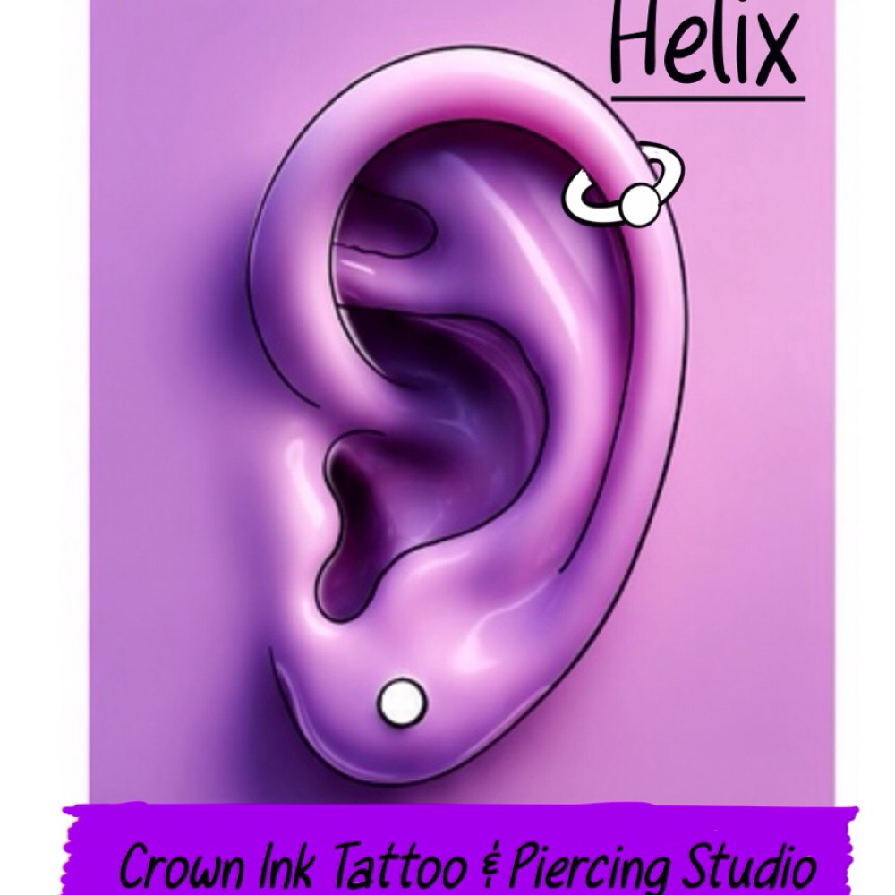 Helix at The crown ink studio in Corpus Christi, TX