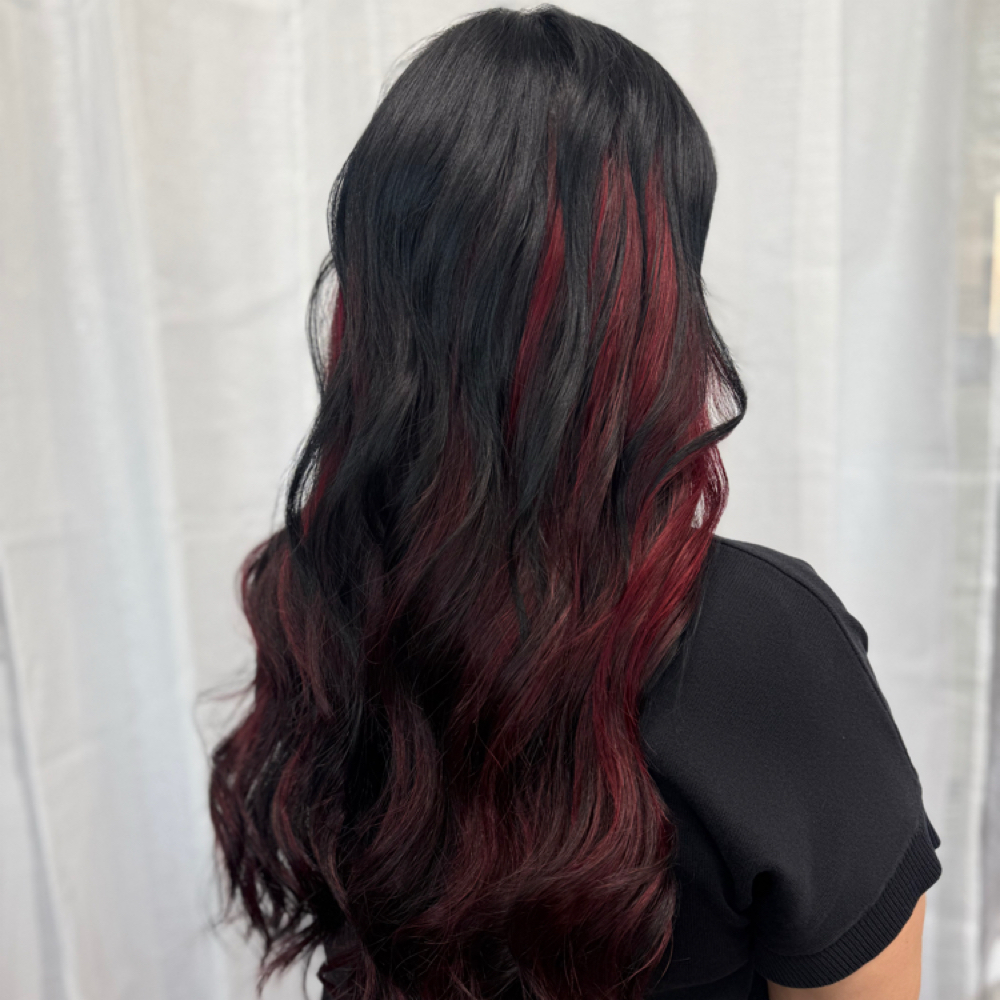 Extensions Wash & Style at Pins and Lipstick in Rancho Cucamonga, CA