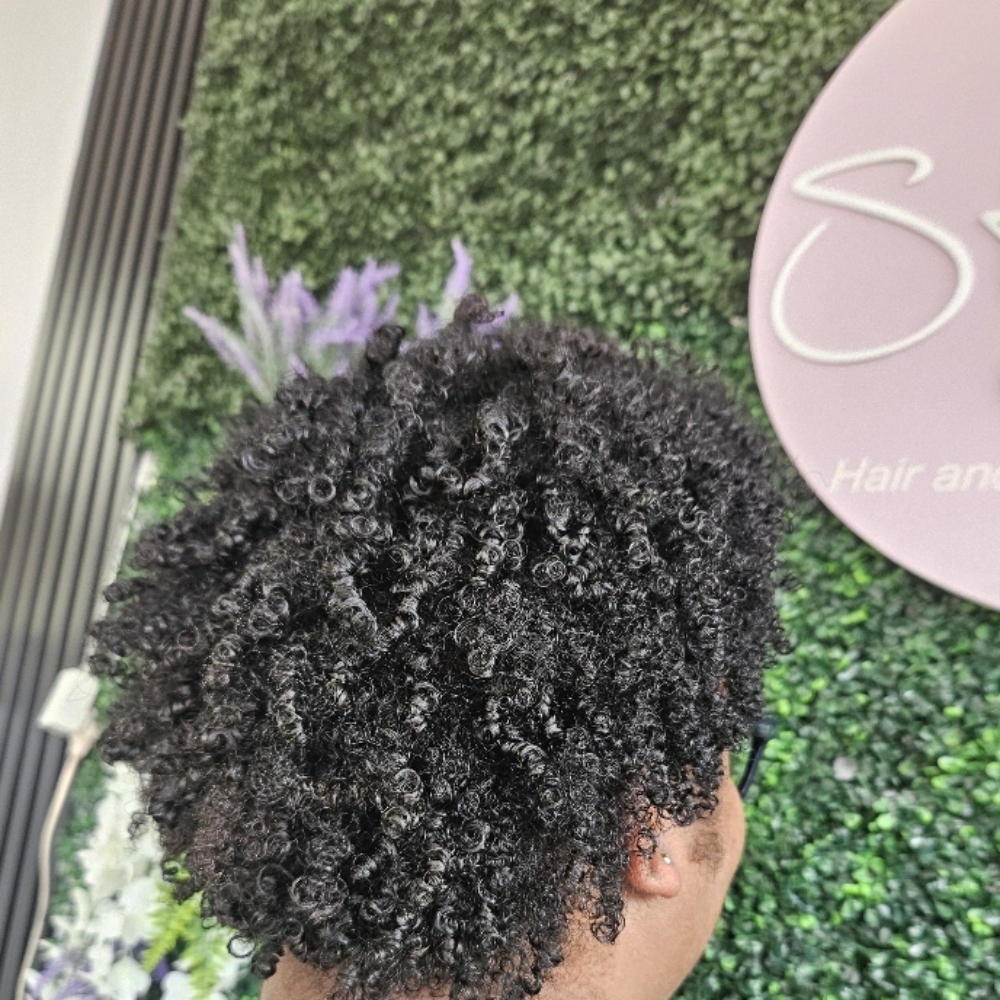 Curly Hair Definition/ Wash & Go at Style Plus Salon  LLC in Germantown, MD