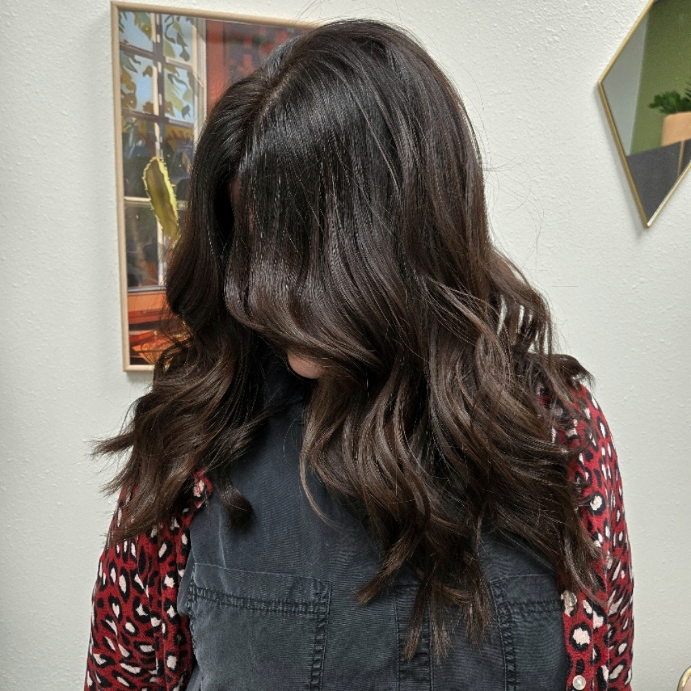 Women's Cut - Long Hair at Emerald & Olive Salon in New Holland, OH