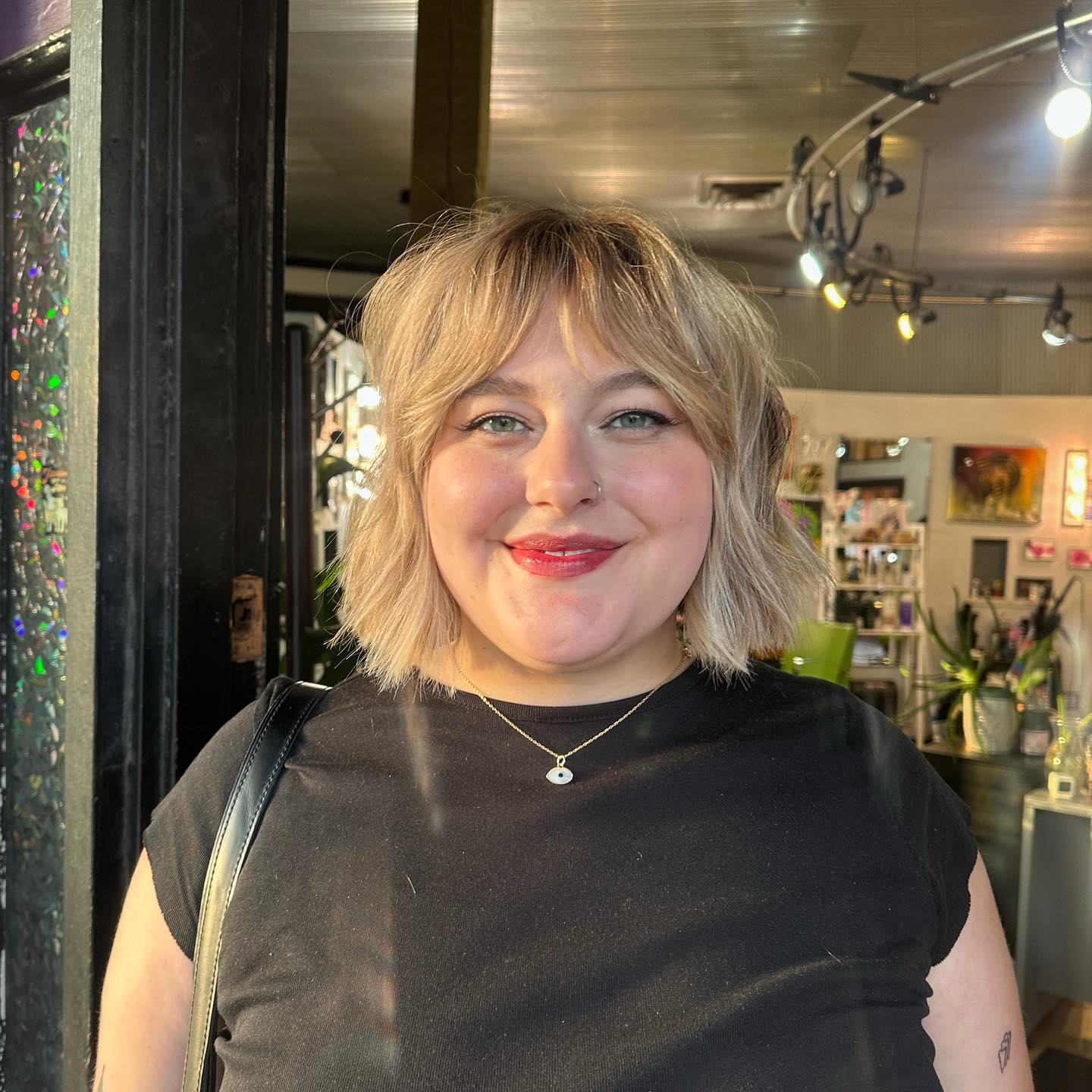 Bang trim added to color service