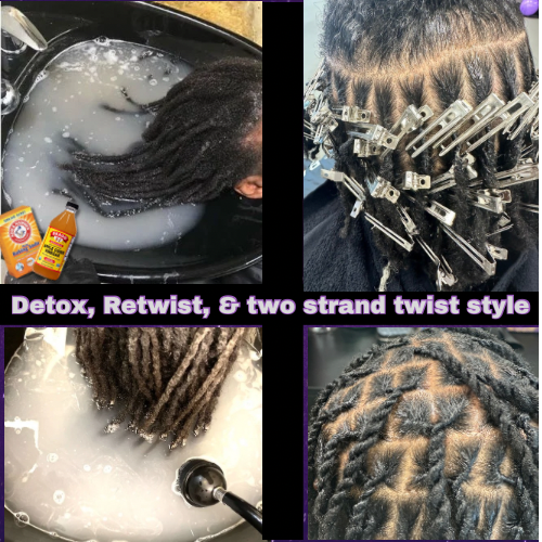 Detox, Retwist & Style (Dreadlocs)