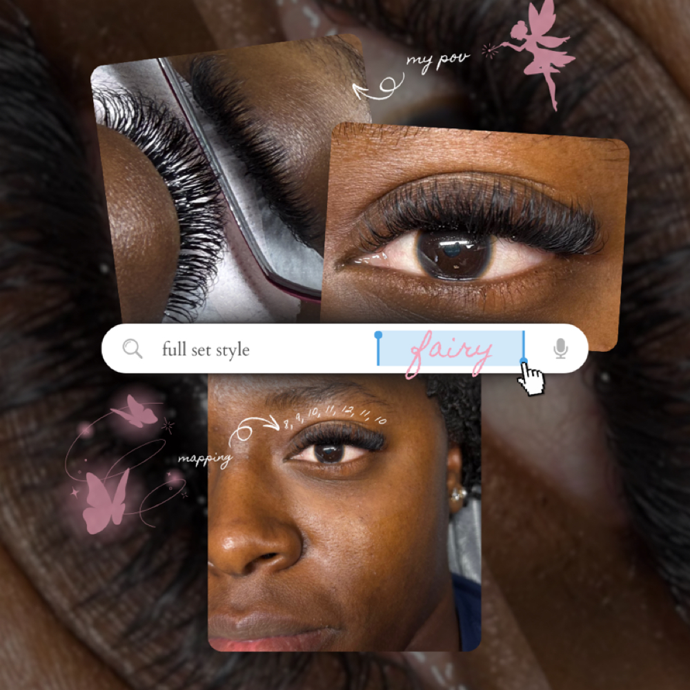 Fairy Full Set at So Extra Lashes + Tanning LLC in Lee’s Summit, MO