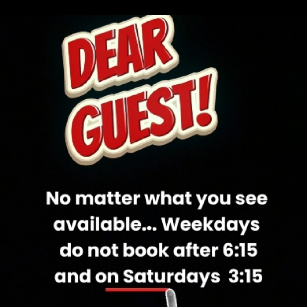 Do Not Book After these Times: at Gen'es sais Coif in Baltimore, MD