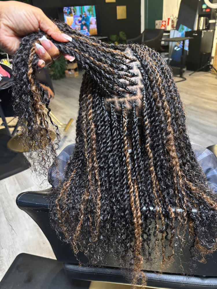 Human Hair Knotless Twist