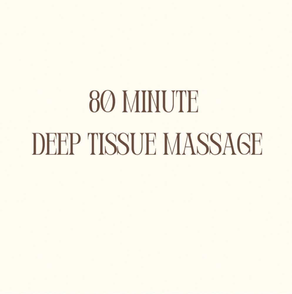 80 Minute Deep Tissue Massage at The Sister Suite in West Point, MS
