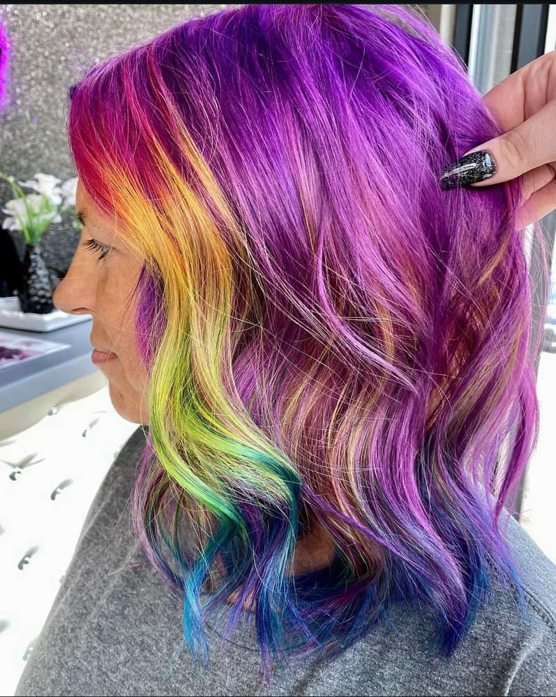 Vivid/fantasy Hair