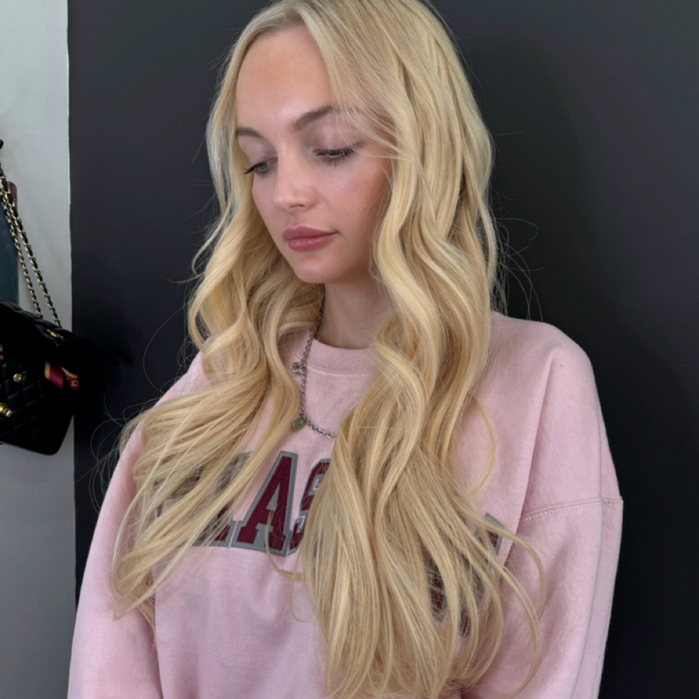 Full Head Tape Extensions Install at Metamorphosis in Culver City, CA