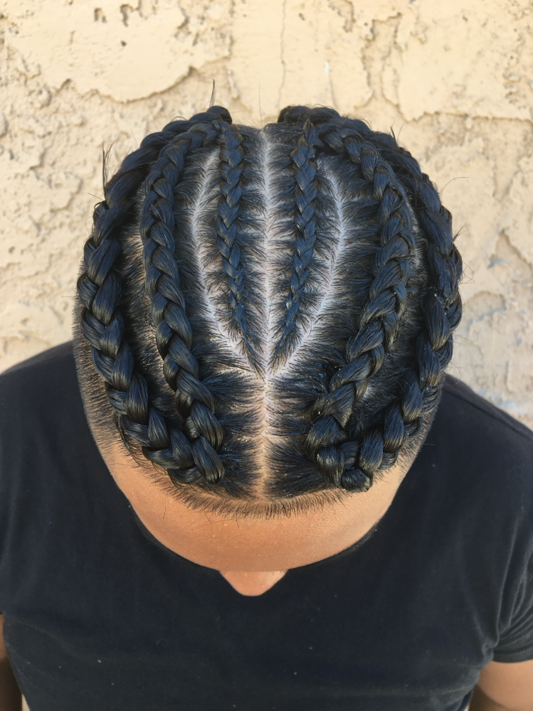 Partial Cornrows