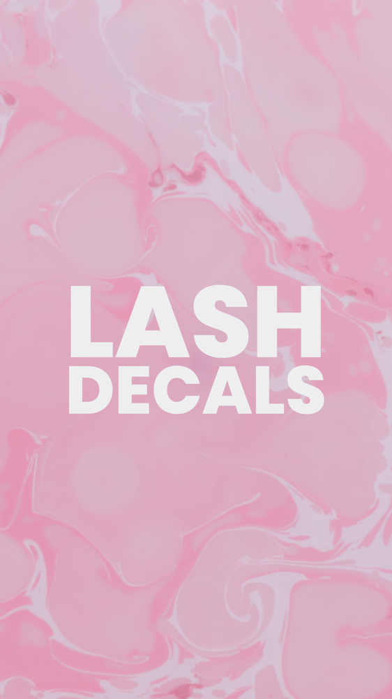 LASH DECALS