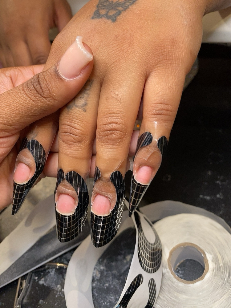 Sculptured Acrylic Nails