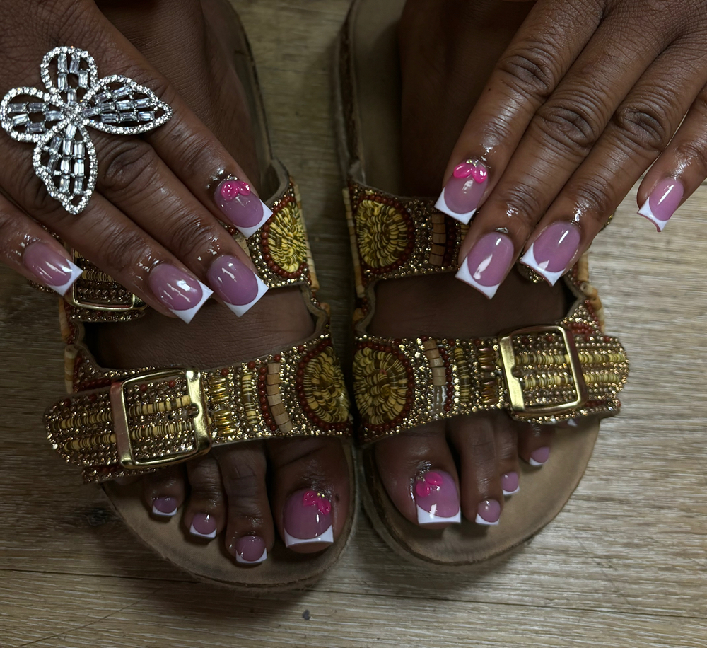 Frenchtip Short BUNDLE (Nails&Toes)