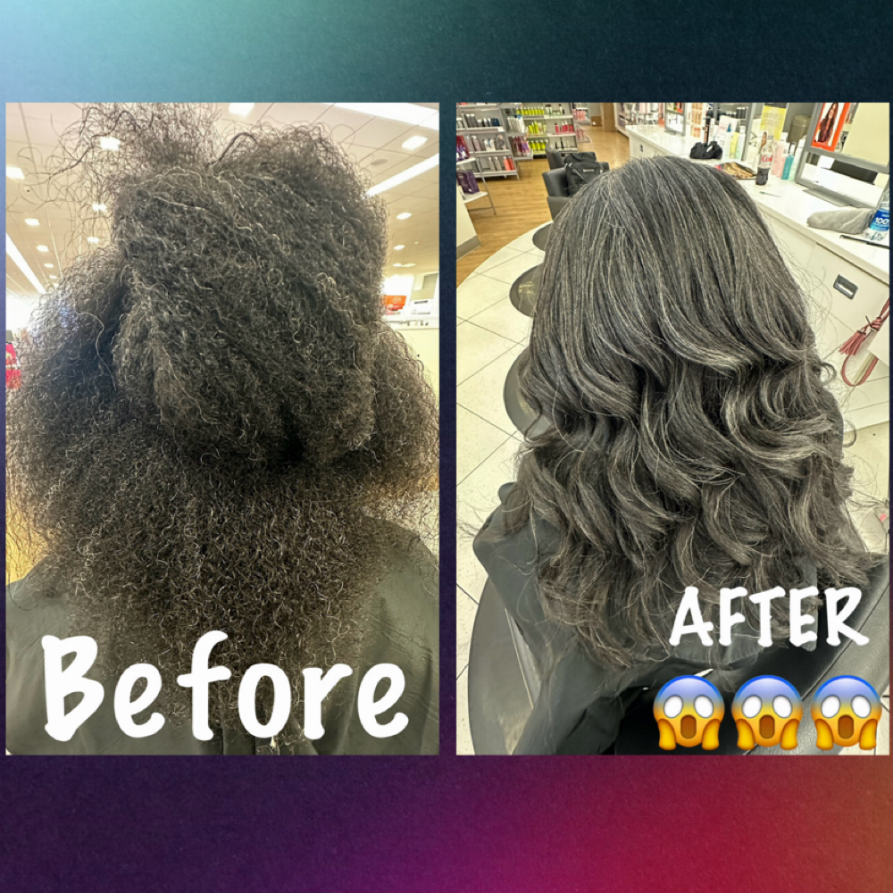 Silk Press at Hair by Nikole in Pickerington, OH