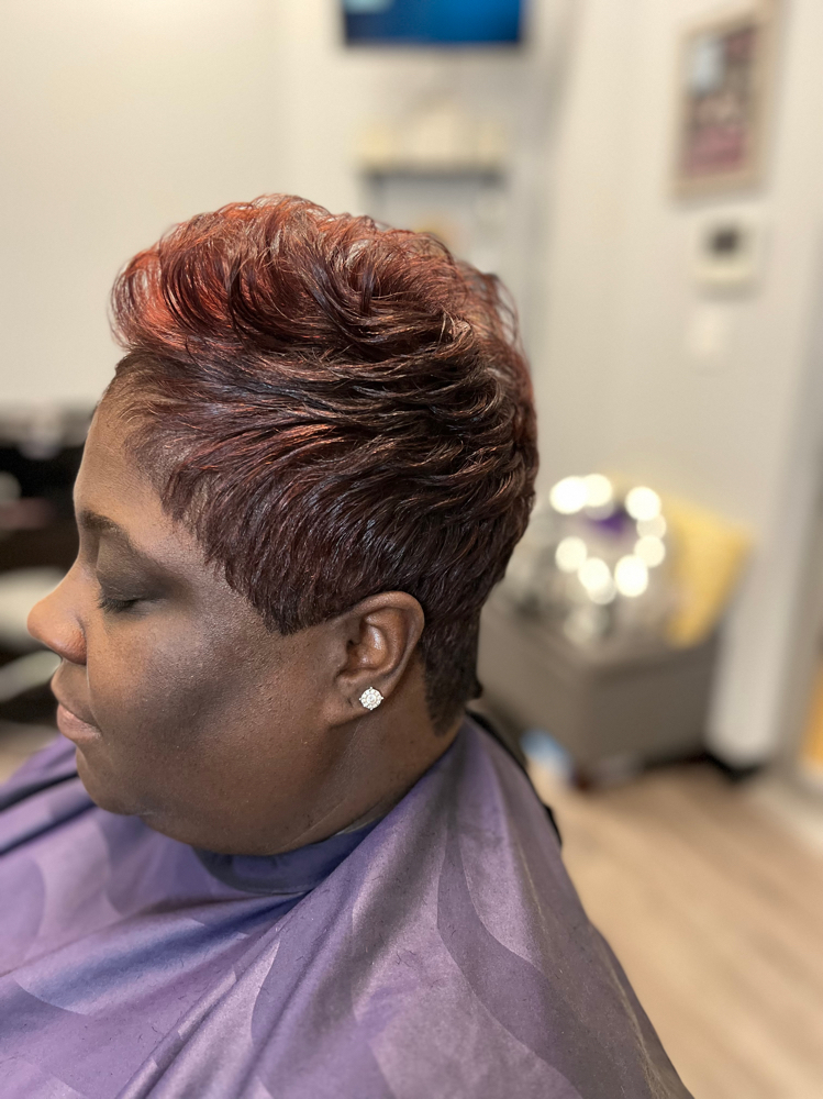 Relaxer Retouch, Semi Color + Style