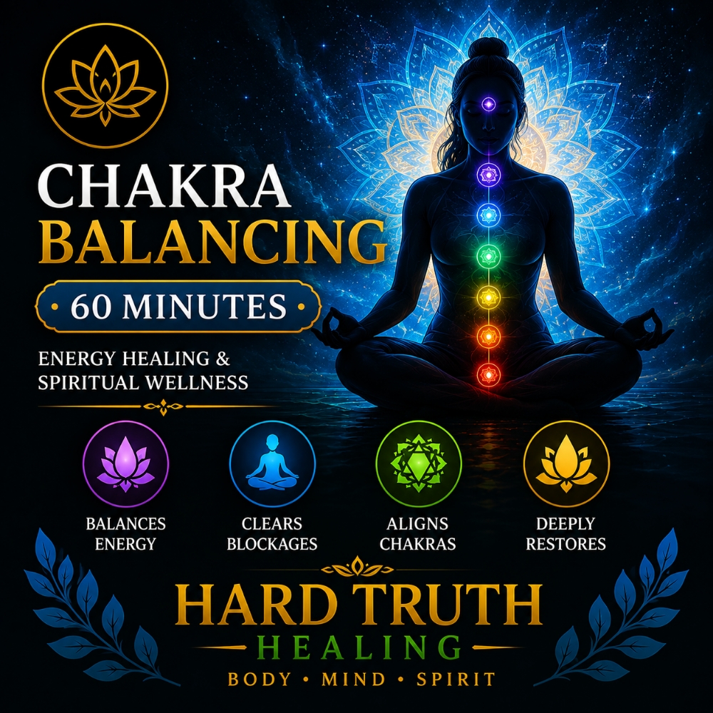 Chakra Balancing 60 Min at Hard Truth Healing & Massage in Oak Park Heights, MN