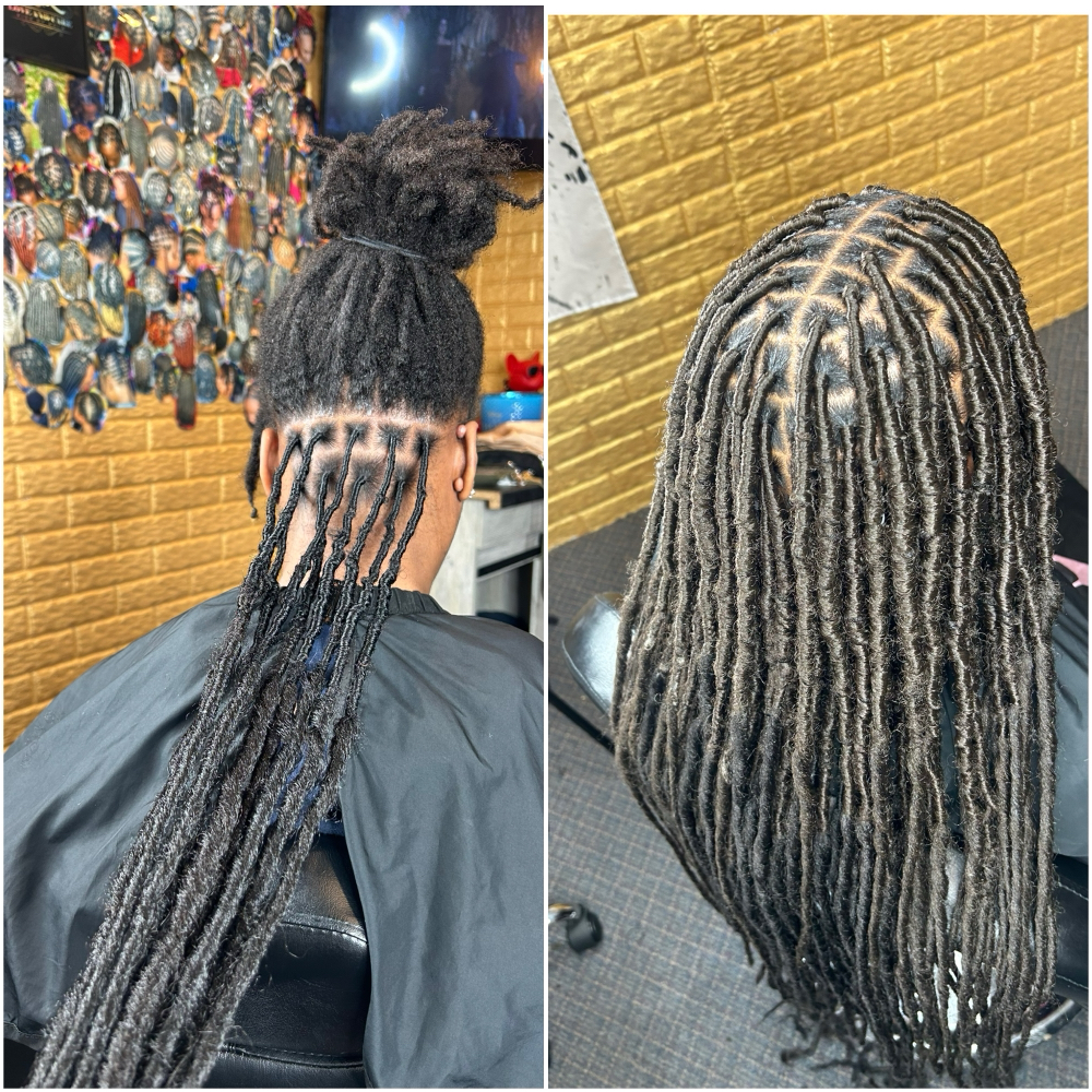 Faux Locs over Locs