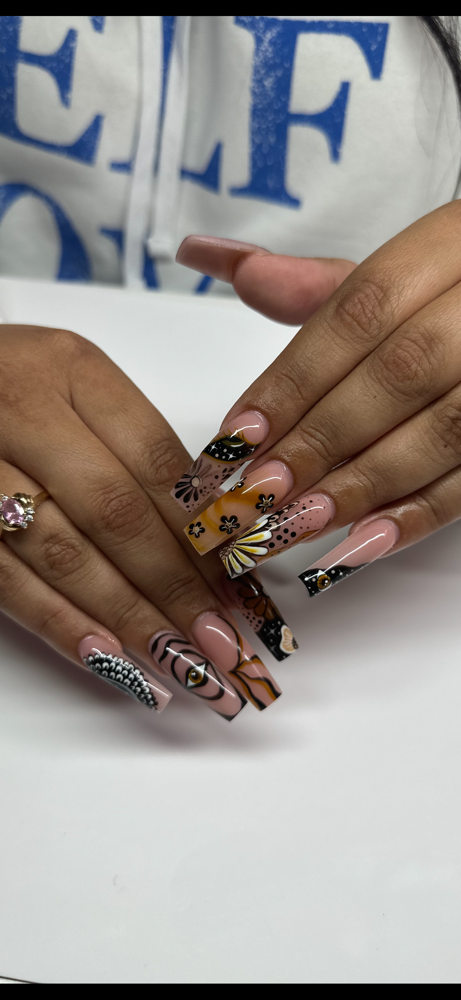 Long Full Set at Nailz By Martha in Modesto, CA
