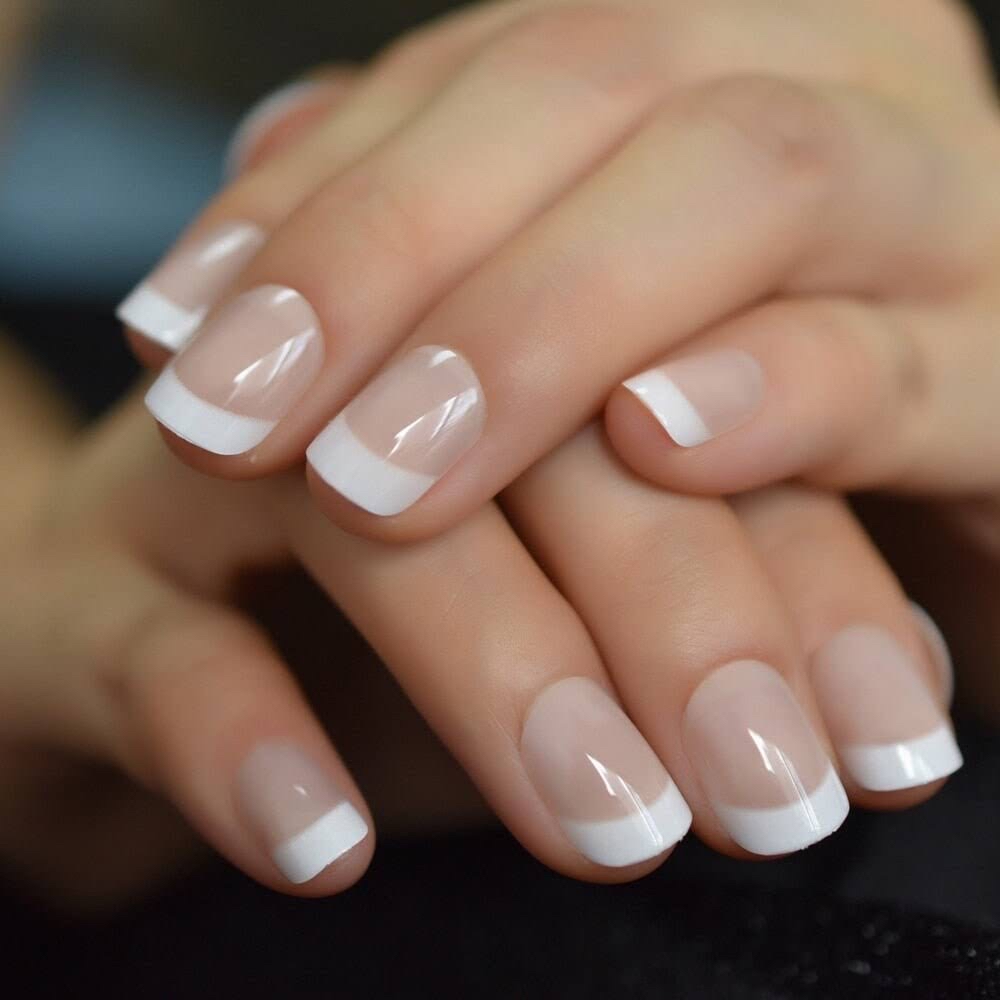 Pink&White Fullset(Lenght&Shape+)