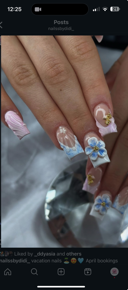 4D Nail Art Gel at nailssbydidi in East Hartford, CT