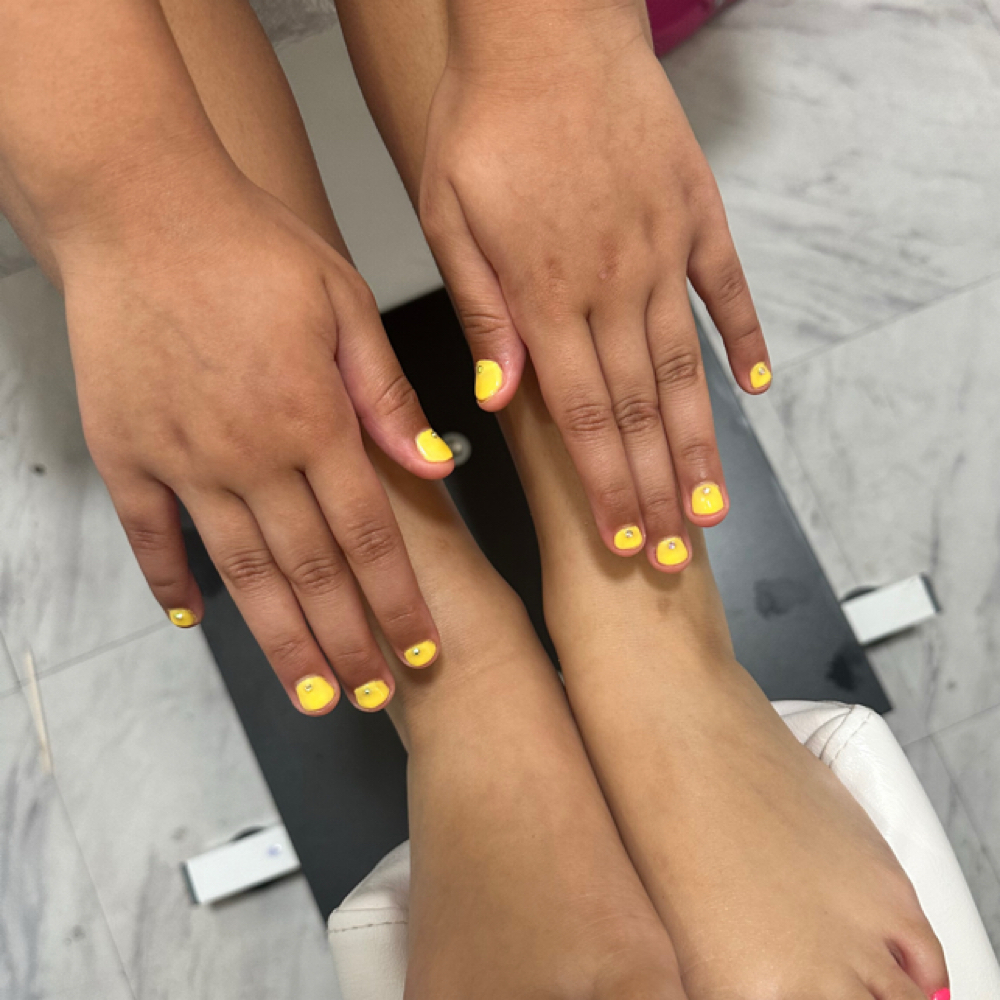 KIDS manicure- Gel Polish at Grippa Slayer in Charleston, SC