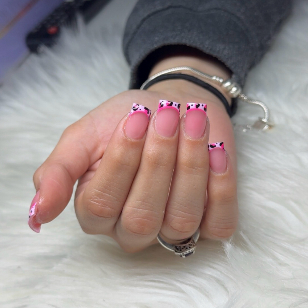 Short Acrylic Full Set at Jazz It Up💜 in Shorewood, IL