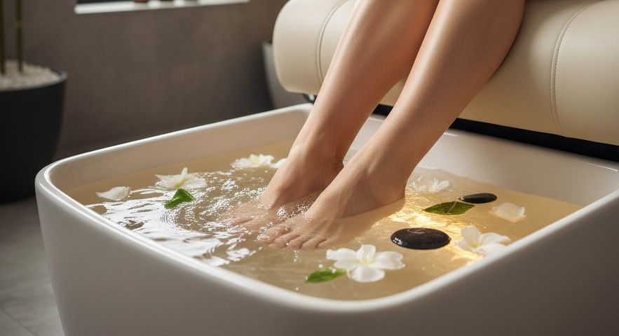Foot Soak + Scrub