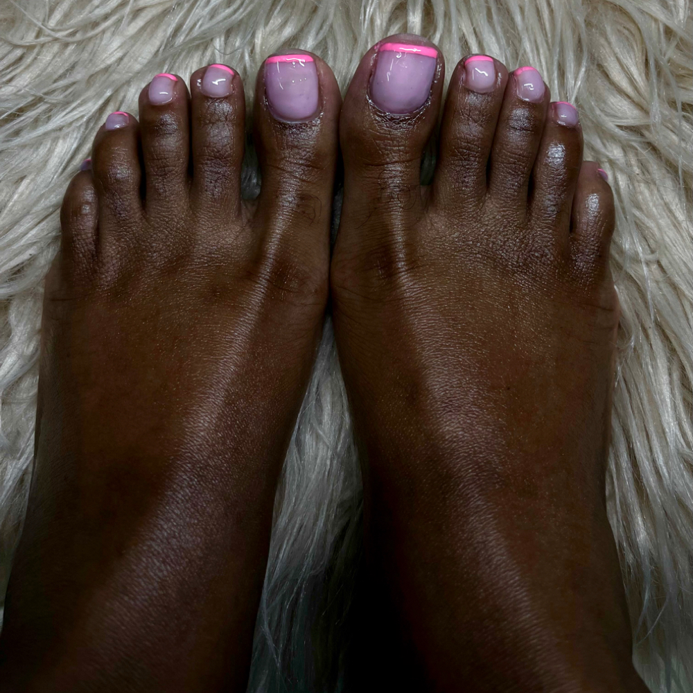 Acrylic/Builder Toe Fill W/DLX Pedi at RAW Nails by Ray in Winter Park, FL