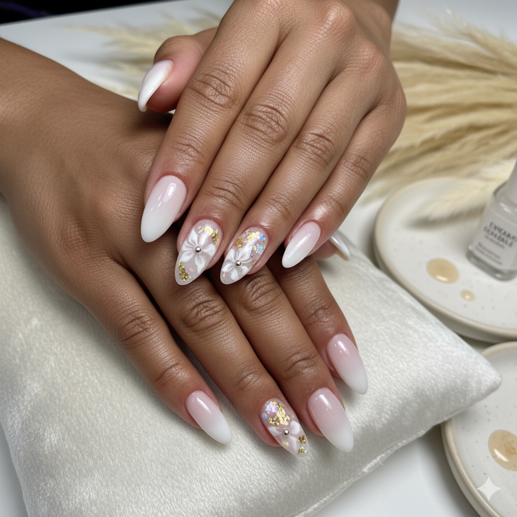 Luxury gel manicure at Enchanting Passion Nails in Baltimore, MD
