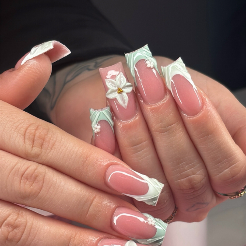 Long Polygel Set at Nailedbyjuliee in Palm Desert, CA