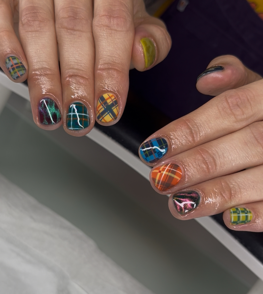 Gel Manicure + Tier 2 Art