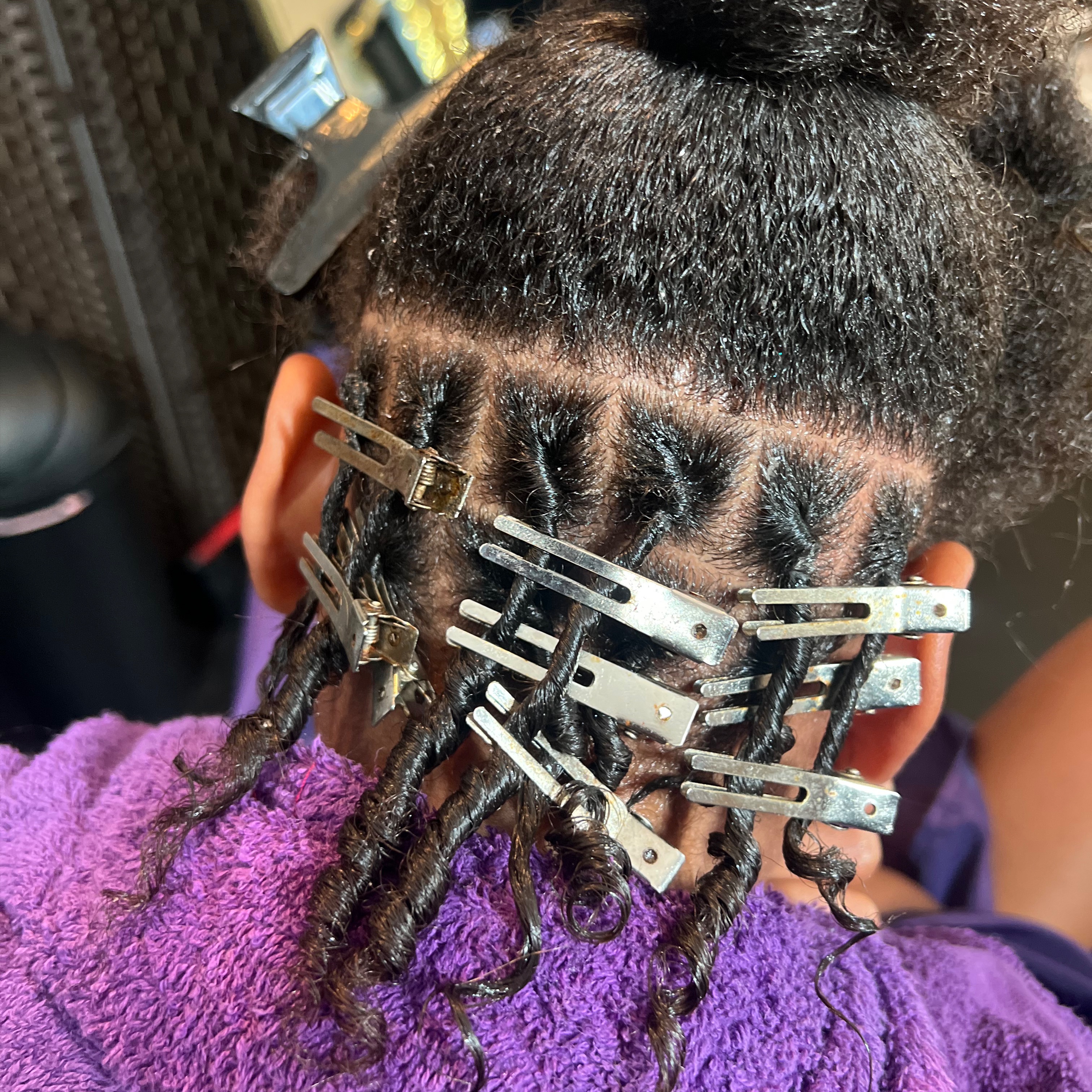 Comb Coils = Starter Locs