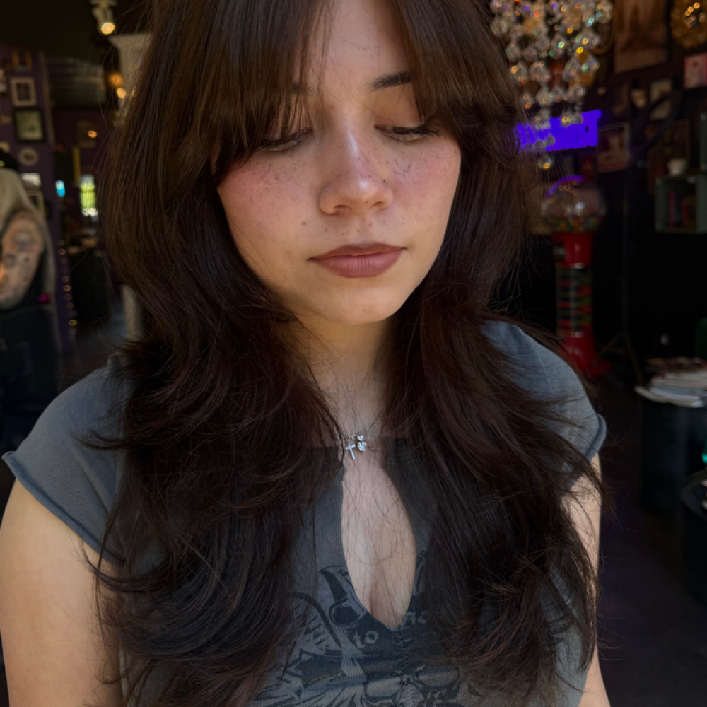 Haircut at Violent Vivids in Claremont, CA